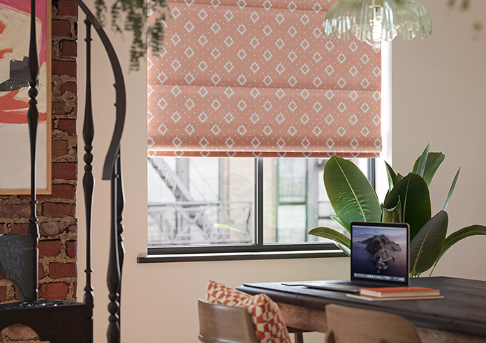 Huaraz Velvet, Peach - Twist&Fit Roman Blind - Image 5